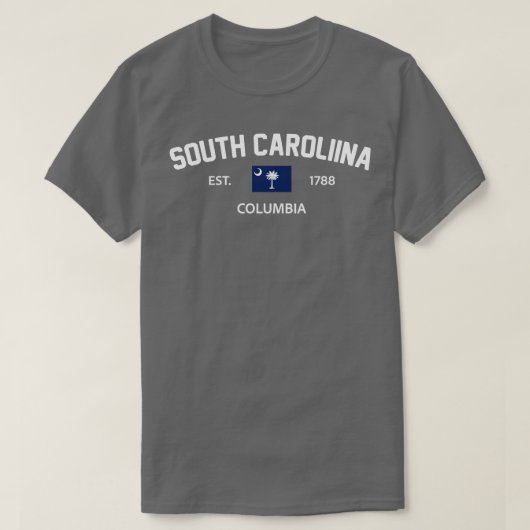 South olina Collegiate Preppy T-Shirt (Design vorne)