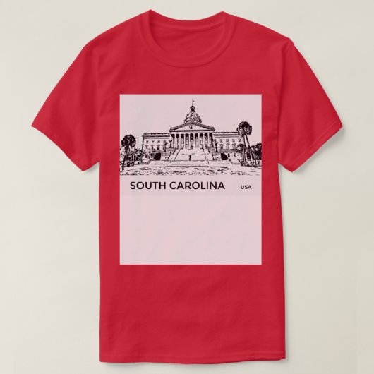South olina Staat USA T-Shirt (Design vorne)