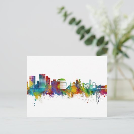 South-on-Sea-England-Skyline Postkarte (Stehend Vorderseite)