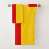 South Ossetia Flag Badhandtuch Set (Insitu)