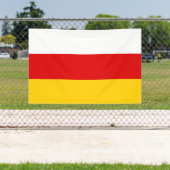 South Ossetia Flag Banner (Insitu)