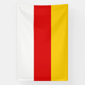 South Ossetia Flag Banner (Vertikal)