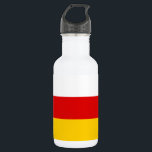 South Ossetia Flag Edelstahlflasche<br><div class="desc">Patriotic flag of South Ossetia.</div>