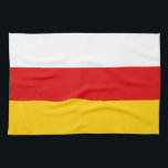 South Ossetia Flag Geschirrtuch<br><div class="desc">Patriotic flag of South Ossetia.</div>