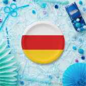 South Ossetia Flag Pappteller (Party)