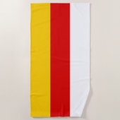 South Ossetia Flag Strandtuch (Vorderseite)