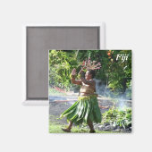South Pacific Fire Walk Dance Magnet (Vorderseite/Rückseite)