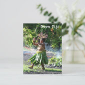 South Pacific Fire Walk Dance Postkarte (Stehend Vorderseite)