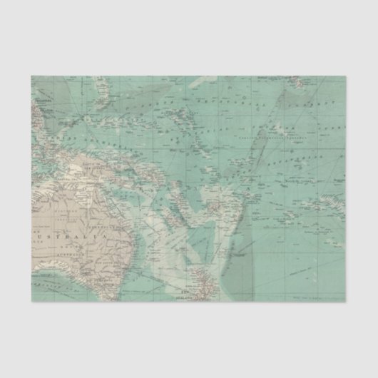 South- Pacificozean Seidenpapier (Vorderseite)