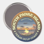 South Padre Island (C) Magnet (Vorderseite/Rückseite)