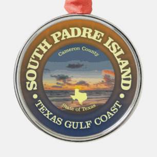 South Padre Island (C) Ornament Aus Metall