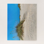 South Padre Island Sand Dunes mit Grafik Puzzle (Vertikal)