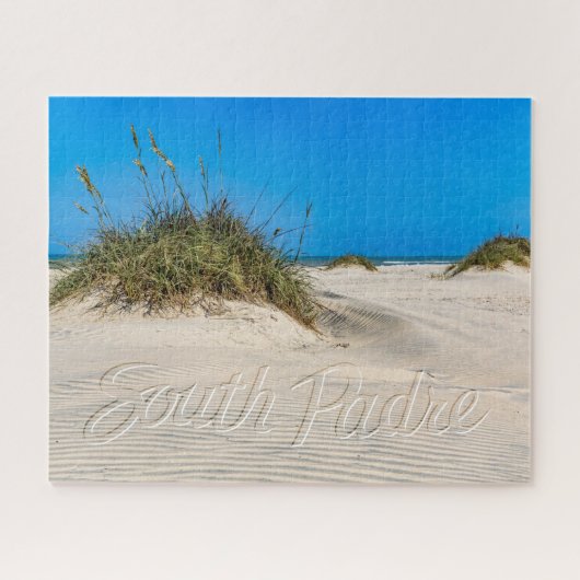 South Padre Island Sand Dunes mit Grafik Puzzle (Horizontal)
