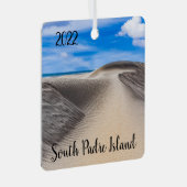South Padre Island, Sand Dunes Ornament Aus Metall (Vorderseite Rechts)
