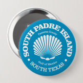 South Padre Island (Seashell) Button (Vorne & Hinten)