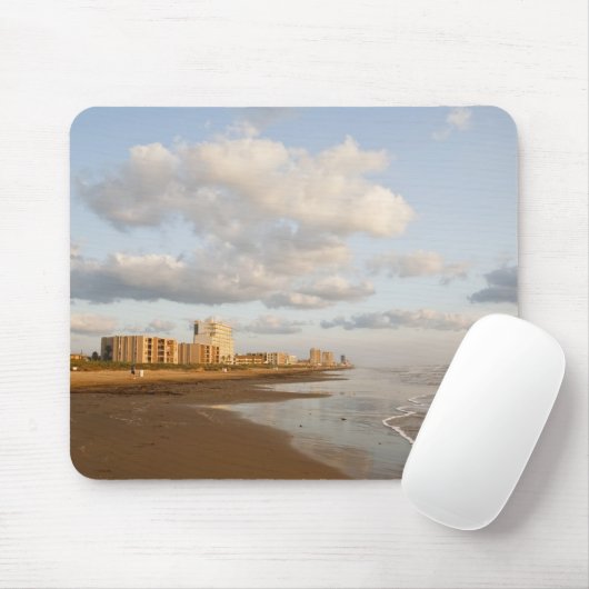 South Padre Island, Texas, USA Resort hotels, Mousepad (Mit Mouse)