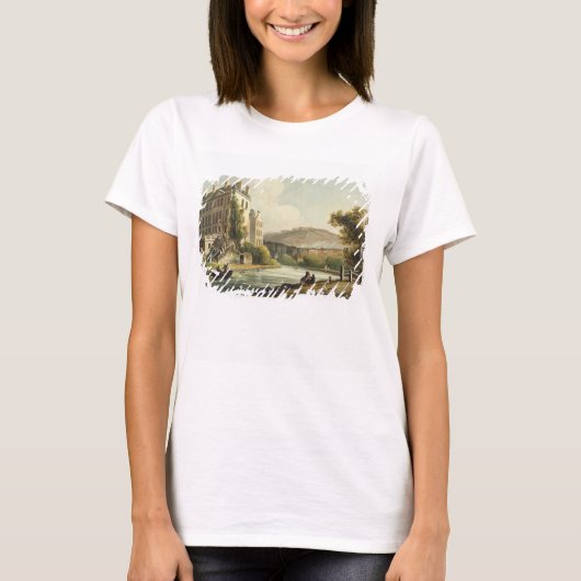 South Parade, von 'Bath durch eine Serie Illustrie T-Shirt (Vorderseite)