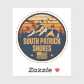 South Patrick Shows, Florida Aufkleber (Blatt)