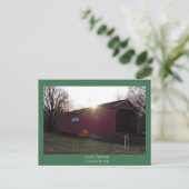 South Perkasie Covered Bridge Postkarte (Stehend Vorderseite)