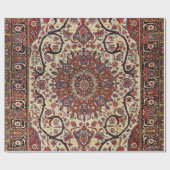 South Persia Yezd Red Pink Green  Geschenkpapier (Flach)