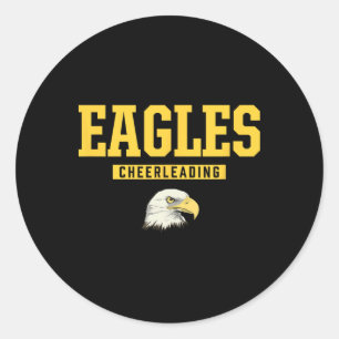 South Pike Eagles Logo Cheerleading HS Runder Aufkleber