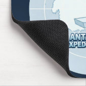South Pole Adventure Antarctica Expedition Team Mousepad (Ecke)