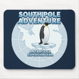 South Pole Adventure Antarctica Expedition Team Mousepad