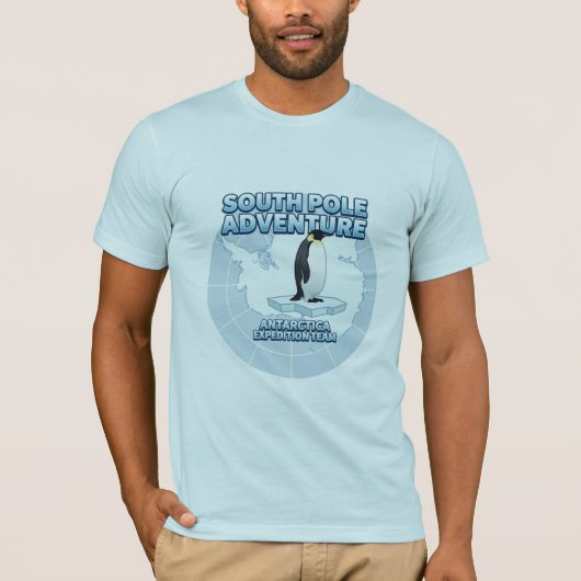 South Pole Adventure Antarctica Expedition Team T-Shirt (Vorderseite)
