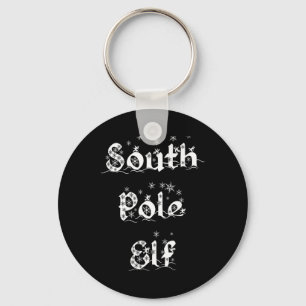 South Pole Elf Funny Novelle Weihnachten Schneeflo Schlüsselanhänger