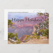 South Rim Grand Canyon Feiertagspostkarte (Vorne/Hinten)