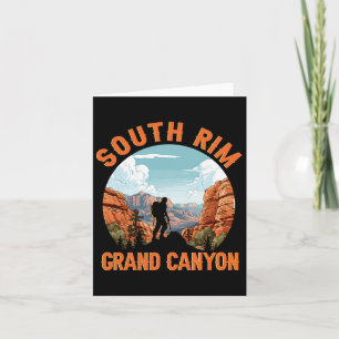 South Rim Grand Canyon Wandern neben dem Wasser Karte