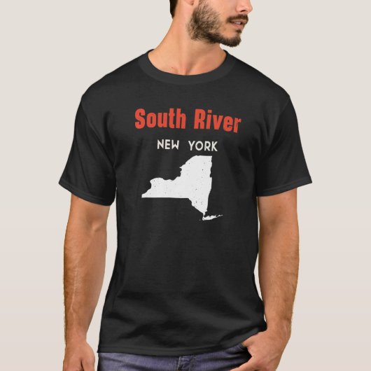 South River New York USA State America Travel New  T-Shirt (Vorderseite)