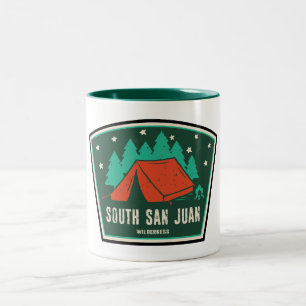 South San Juan Wilderness Colorado Camping Zweifarbige Tasse