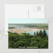 South Saskatchewan River Postkarte (Vorne/Hinten)