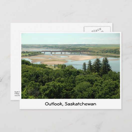 South Saskatchewan River Postkarte (Vorne/Hinten)