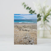 South Sea Island Beach, Fidschi Postkarte (Stehend Vorderseite)