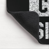 South Side Chi Gym Style gestörte White Print Mousepad (Ecke)