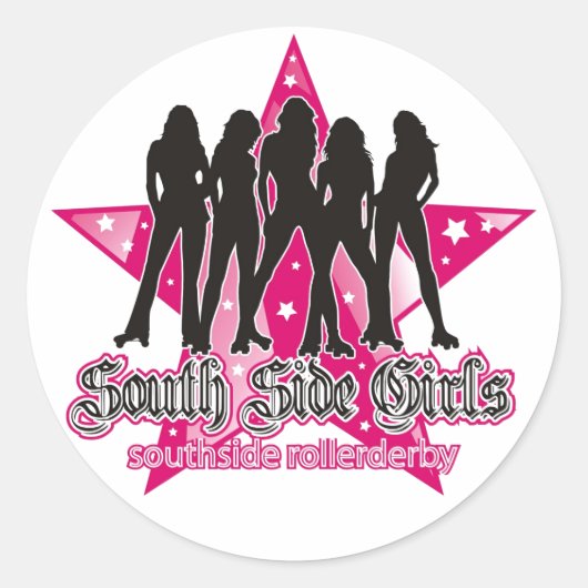 South Side Roller Derby Sticker (Vorderseite)