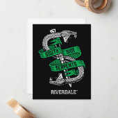 South Side Serpents Graphic Mitteilungskarte (Vorderseite/Rückseite Beispiel)