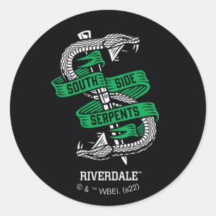 South Side Serpents Graphic Runder Aufkleber