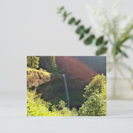 South Silver Falls, OR Postkarte (Stehend Vorderseite)