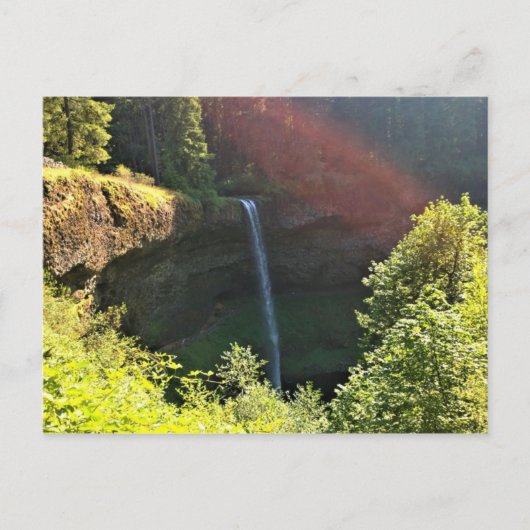 South Silver Falls, OR Postkarte (Vorderseite)