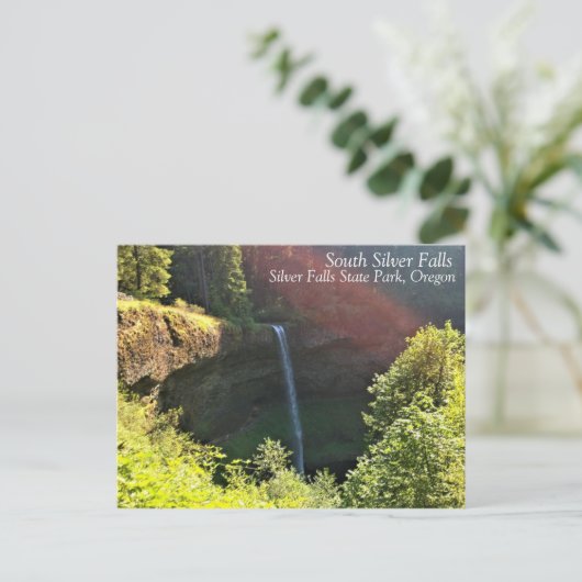South Silver Falls, OR Postkarte (Stehend Vorderseite)