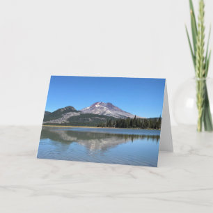 South Sister at Sparks Lake, Oregon Karte