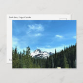 South Sister, Oregon Postkarte (Vorne/Hinten)