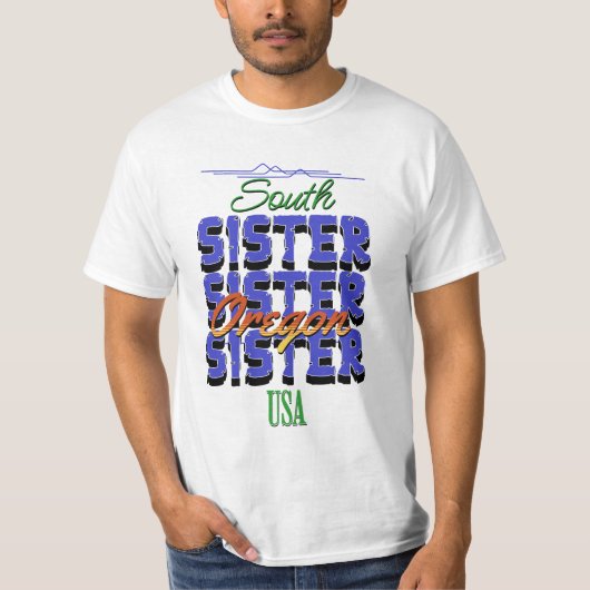 South Sister, Oregon T-Shirt (Vorderseite)