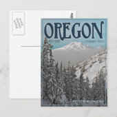 South Sister von Bachelor Butte Postkarte (Vorne/Hinten)