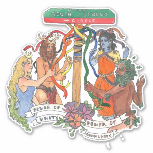 South Street Circle Autoaufkleber Aufkleber (Vorderseite)
