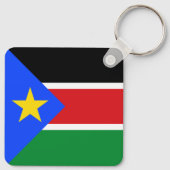 South Sudan Flag Schlüsselanhänger (Rückseite)