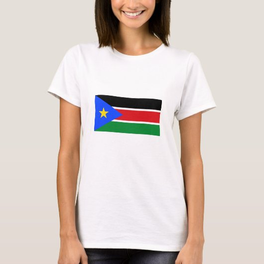 South Sudan Flag T-Shirt (Vorderseite)